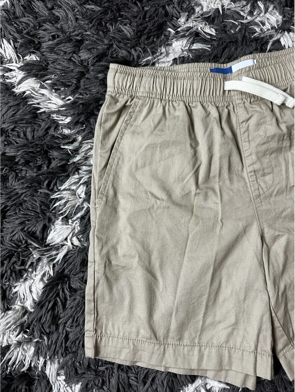 NWT Old Navy Boys XL (14-16) Dock Shorts Khaki Chino Elastic Waist